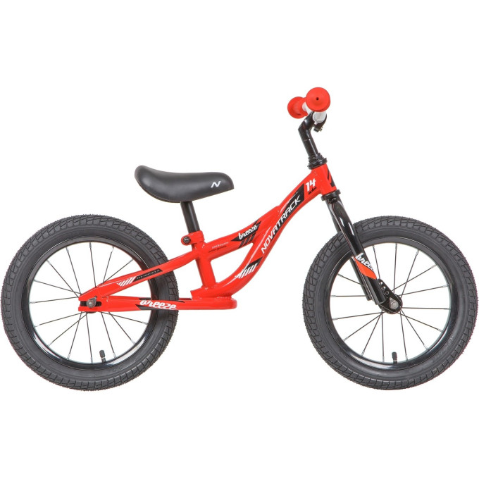 Беговел NOVATRACK BREEZE 14” красный