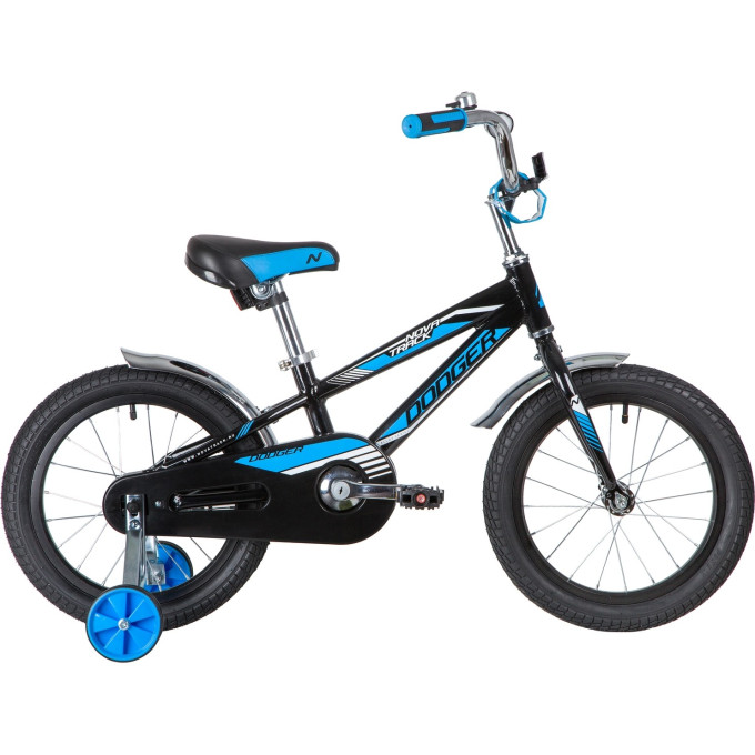 Детский велосипед NOVATRACK DODGER 16” черный