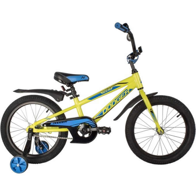 Детский велосипед NOVATRACK DODGER 18” зеленый