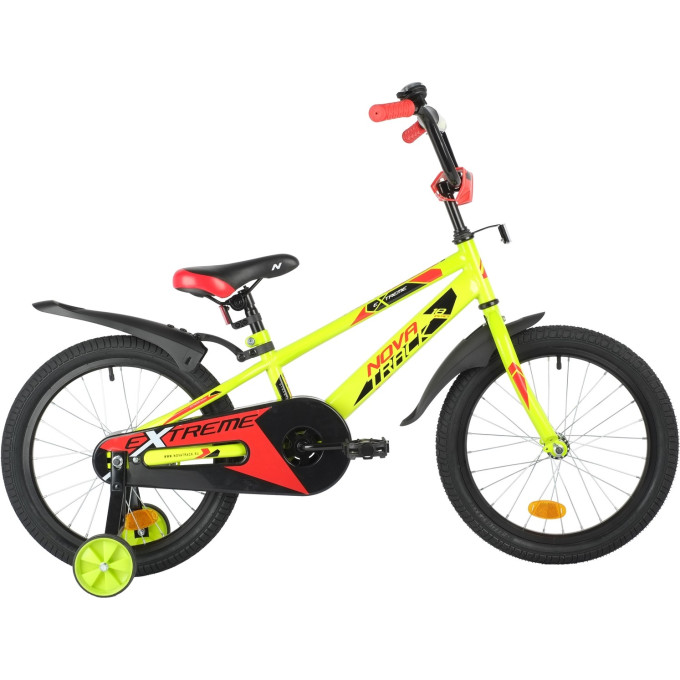 Детский велосипед NOVATRACK EXTREME 18” зелёный