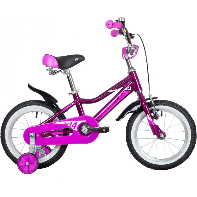 Детский велосипед NOVATRACK NOVARA 14” NEW фиолетовый