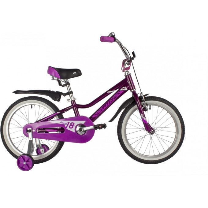 Детский велосипед NOVATRACK NOVARA 18” фиолетовый