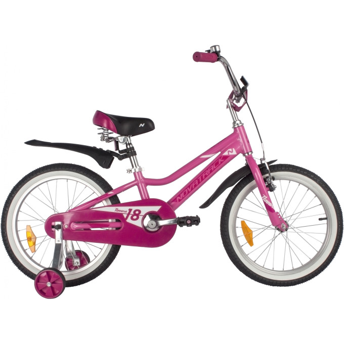 Детский велосипед NOVATRACK NOVARA 18” розовый