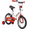 Детский велосипед NOVATRACK STRIKE 14” NEW белый-красный