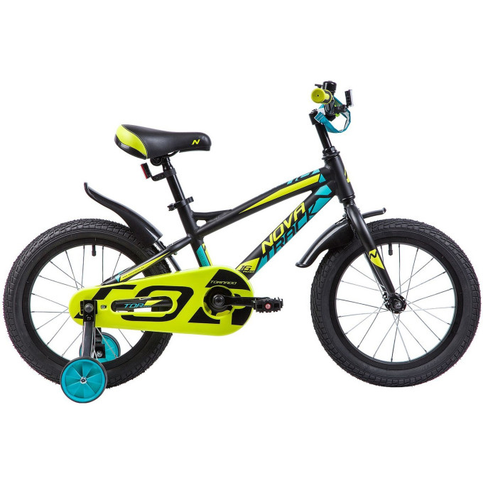 Детский велосипед NOVATRACK TORNADO 16” чёрный