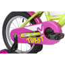 Детский велосипед NOVATRACK TWIST 14” NEW зеленый-розовый