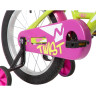Детский велосипед NOVATRACK TWIST 16” зелено-розовый
