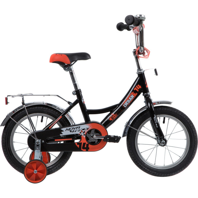 Детский велосипед NOVATRACK URBAN 14” чёрный