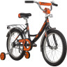 Детский велосипед NOVATRACK URBAN 18” чёрно-оранжевый