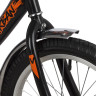 Детский велосипед NOVATRACK URBAN 18” чёрно-оранжевый