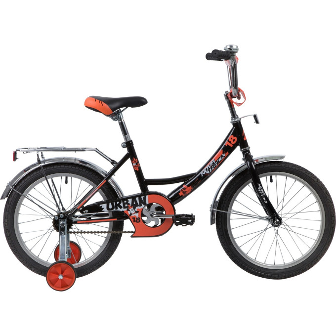 Детский велосипед NOVATRACK URBAN 18” чёрный