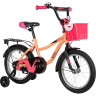 Детский велосипед NOVATRACK WIND GIRL 16” коралловый