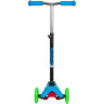 Кикборд NOVATRACK DISCO-KIDS PRINT бирюзовый