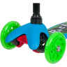 Кикборд NOVATRACK DISCO-KIDS PRINT бирюзовый