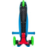Кикборд NOVATRACK DISCO-KIDS PRINT бирюзовый