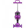 Кикборд NOVATRACK DISCO-KIDS SADDLE PRO фиолетовый