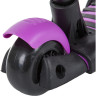Кикборд NOVATRACK DISCO-KIDS SADDLE PRO фиолетовый