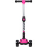 Кикборд NOVATRACK RAINBOW CAR GIRL PRO розовый