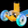 Кикборд NOVATRACK RAINBOW PRO TRANSPARENT синий