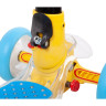 Кикборд NOVATRACK RAINBOW PRO TRANSPARENT синий