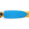 Кикборд NOVATRACK RAINBOW PRO TRANSPARENT синий