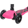 Кикборд NOVATRACK RAINBOW Start Folding розовый