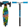 Кикборд NOVATRACK RAINBOW START GRAFFITI синий