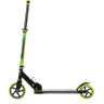 Самокат для детей NOVATRACK 145 STEEL черный-зеленый