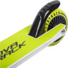 Самокат для детей NOVATRACK WOLF 100 PLASTIC черно-зеленый