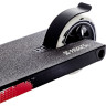 Самокат NOVATRACK PSYCHO 90, 110 мм, черный с серебристым