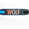 Самокат NOVATRACK WOLF JR, 100 мм, синий