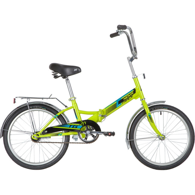 Складной велосипед NOVATRACK TG-20 CLASSIC зелёный