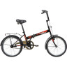 Складной велосипед NOVATRACK TG-30 CLASSIC V-Brake черный