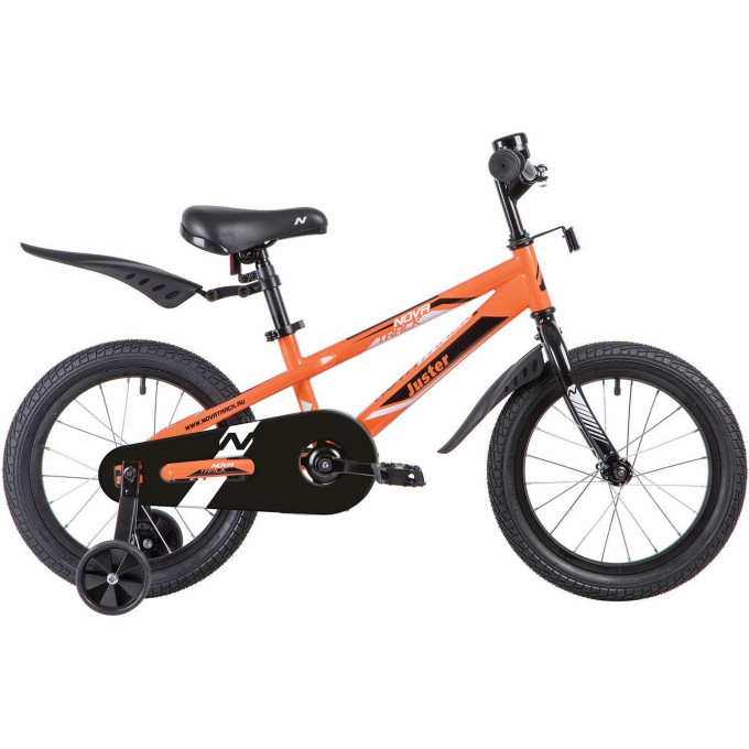 Велосипед NOVATRACK JUSTER 14” оранжевый